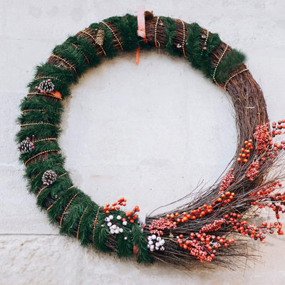 Guirlande de 50 pi pour décorations de Noël - Non-éclairé, vert doux, décoration de Noël, extérieur, intérieur, maison, jardin, verdure artificielle, fête de mariage, décorations extérieures - guirlande verte longue de 50 pi