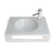 Eviva 18.5'' White Stone Circular Bathroom Sink with Overflow