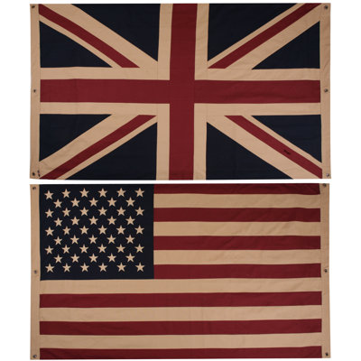 Double Sided 33cm H x 49cm W Cotton House Flag