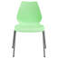 Chaises de vestibule empilables en plastique Oliverson-31020529