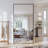 Oversized Full Length Mirror with Stand, Standing Mirror Full Body, Floor Mirror with Aluminum Alloy Framed Rectangle Wall Mirror-1432085488-1422707247