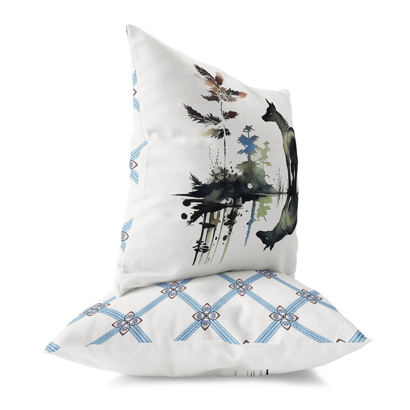 Coussin Wild Attire, 18 po x 18 po