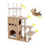 Arbres à chat en bois Tavion, tour à chat, arbres à chat pour grands chats-982096730-944645909