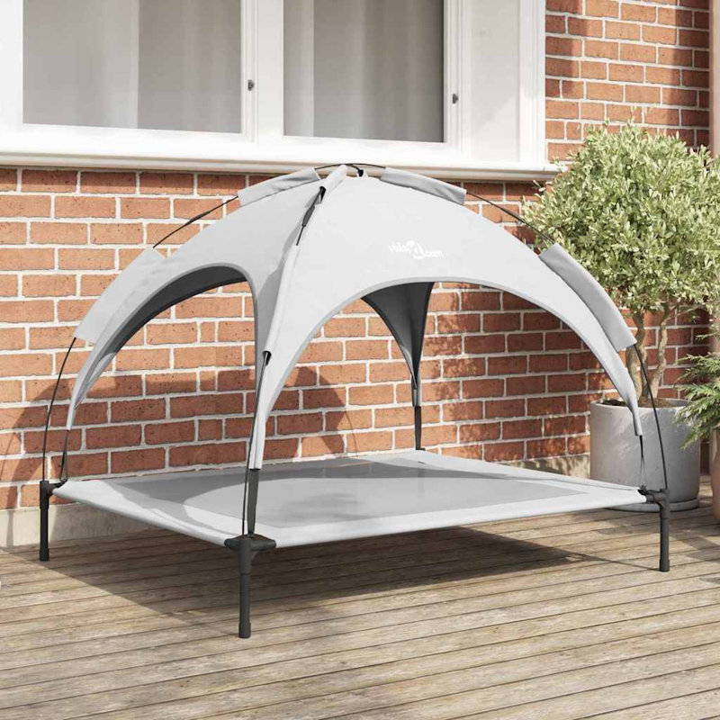 Oxford Fabric Pet Bed, White, 84cm H x 104cm W x 86cm D