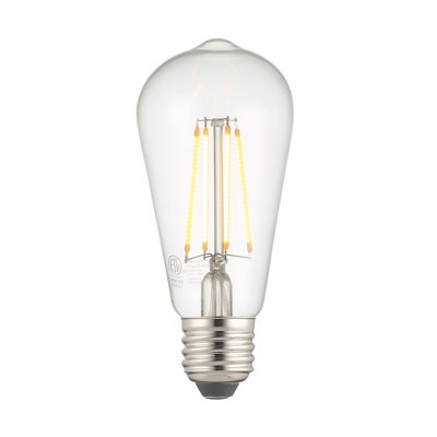 8 Watt (60 Watt Equivalent), ST19 LED, Dimmable Light Bulb, E26/Medium (Standard)