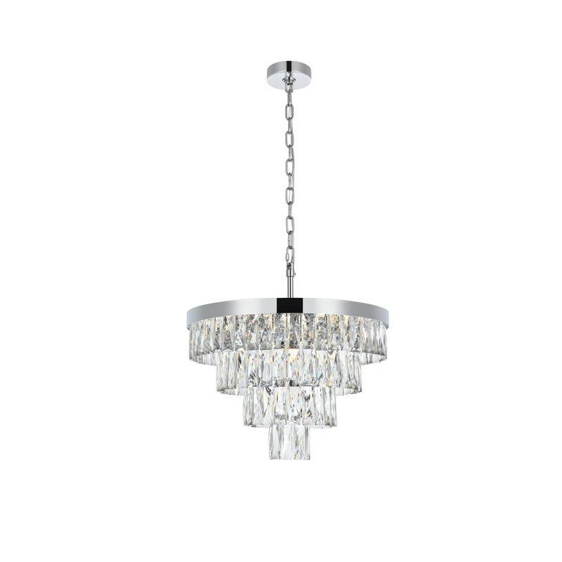 Lustre rond 20 pouces Iva , Chrome chrome