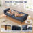 Hamman Twin 70.5" Wide Faux Leather Tufted Back Convertible Sofa-832264437