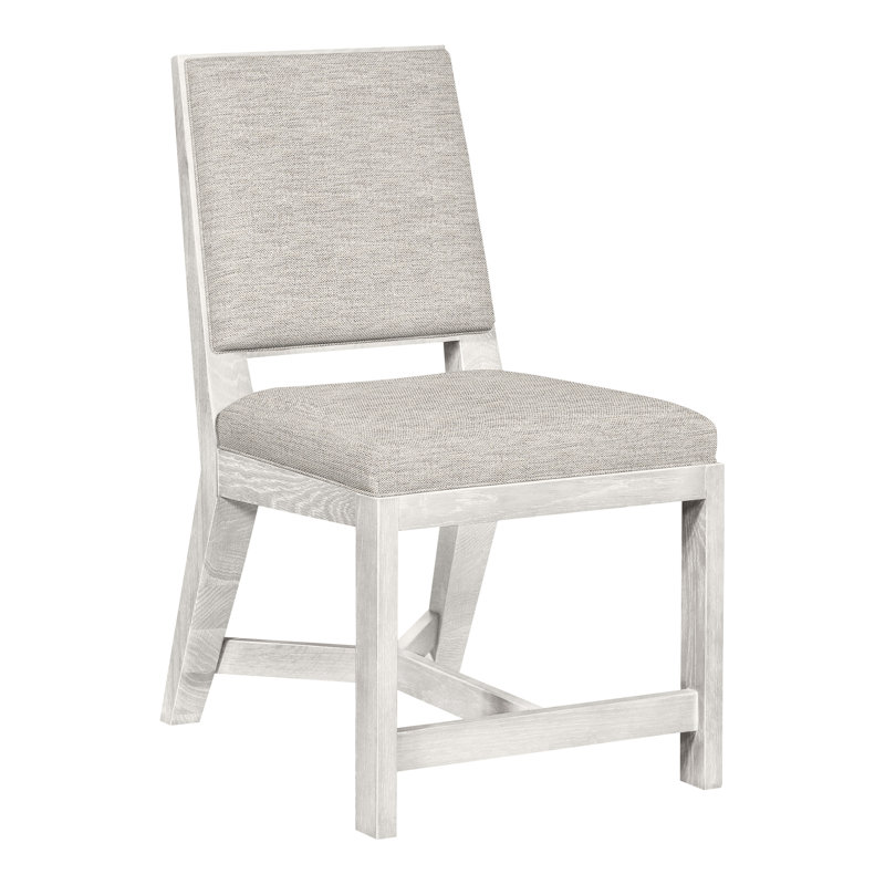 Thom Filicia Home Upholstered Back Side Chair, Casa Blanca, Impala Linen