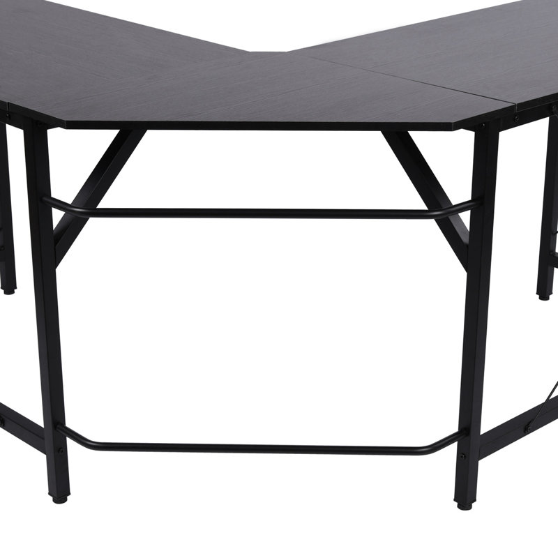 Bureau en L, Noir