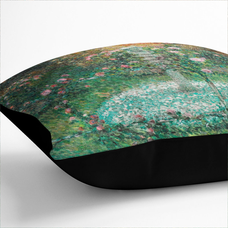 Square Cushion, 40cm H x 40cm W x 15cm D, Black