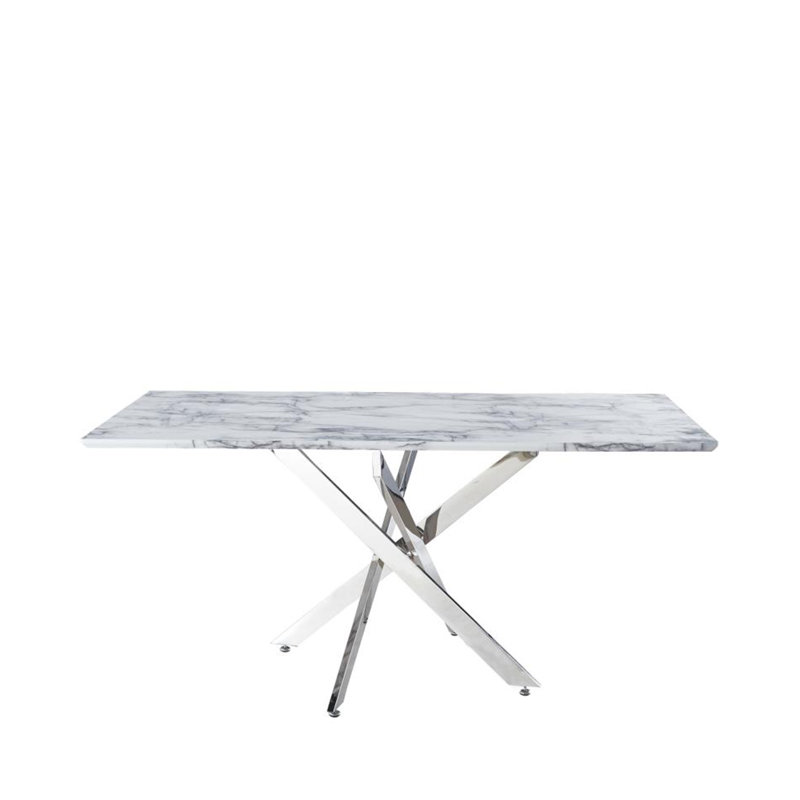 Fraire Metal Base Dining Table