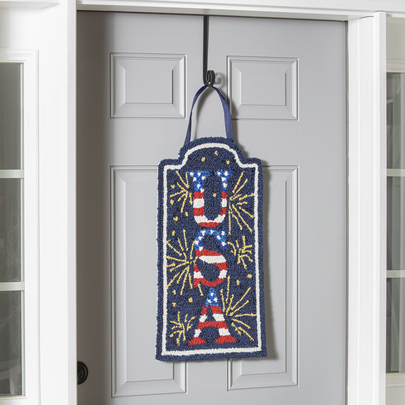 Décoration de porte Firas God Bless the USA