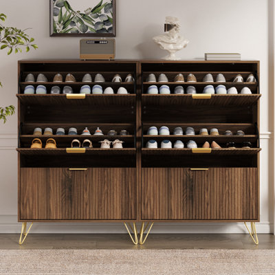 36 Pair Shoe Storage Cabinet