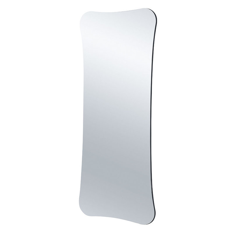 Badrulla Wavy Wall Mirror, Black