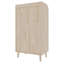 Bibliothèque / bibliothèque en bois de pin massif avec étagère de 0,6 po d'épaisseur, étagère de ferme moderne pour l 19,69 po x H 36,61 po
