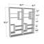 Bibliothèque standard H 53,3 "x l 52,7" Timaeus-1834719092