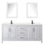 Ensemble de meuble-lavabo double 80 "avec miroir Daria-97905469-97905473-97905474