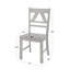 Chaise d'appoint en bois massif Rivington-90452338