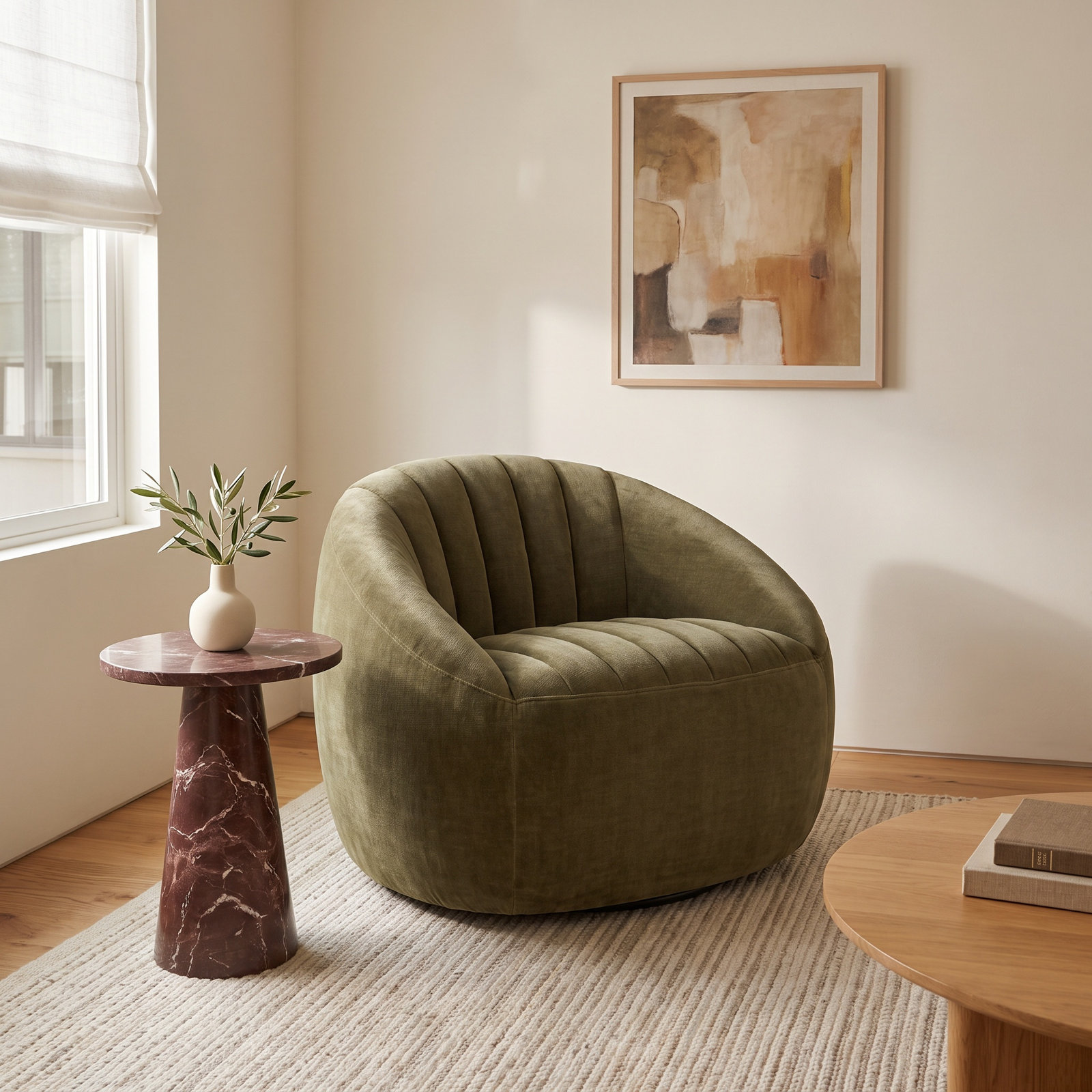 Jacobson Swivel Armchair
