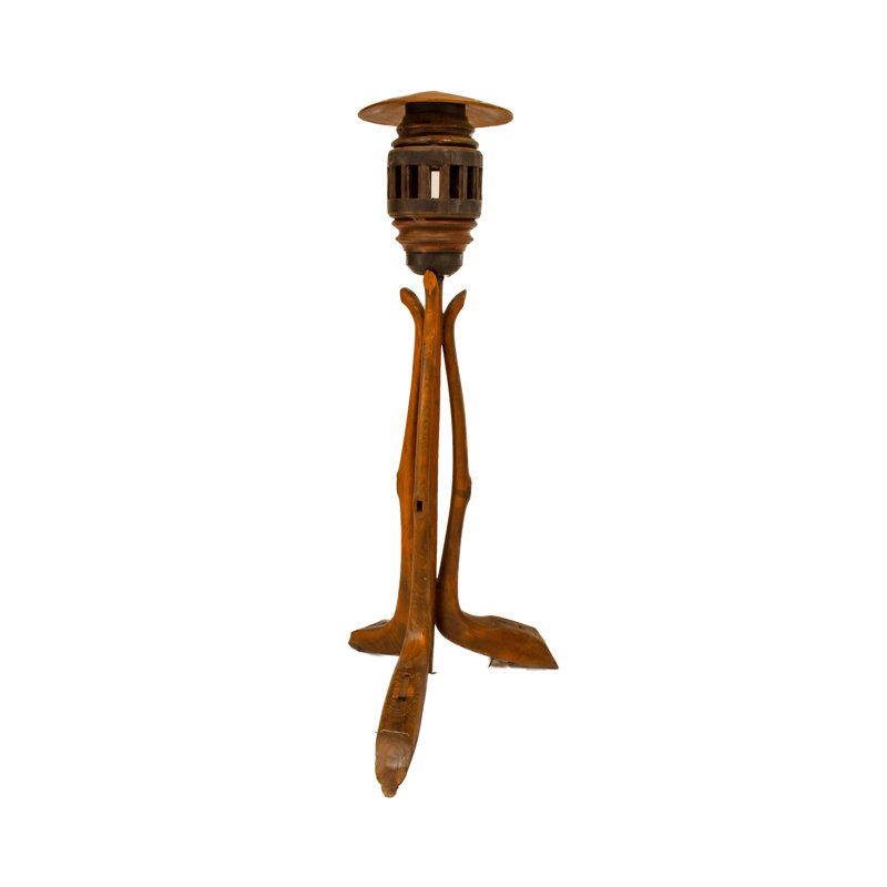 Shaw 64'' Oil Rubbed Tripod Floor Lamp Set