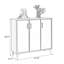 Grey + White Aluminum Shoe Storage