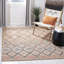Tapis géométrique en jute et coton tissé à la main Heyman-1148393290