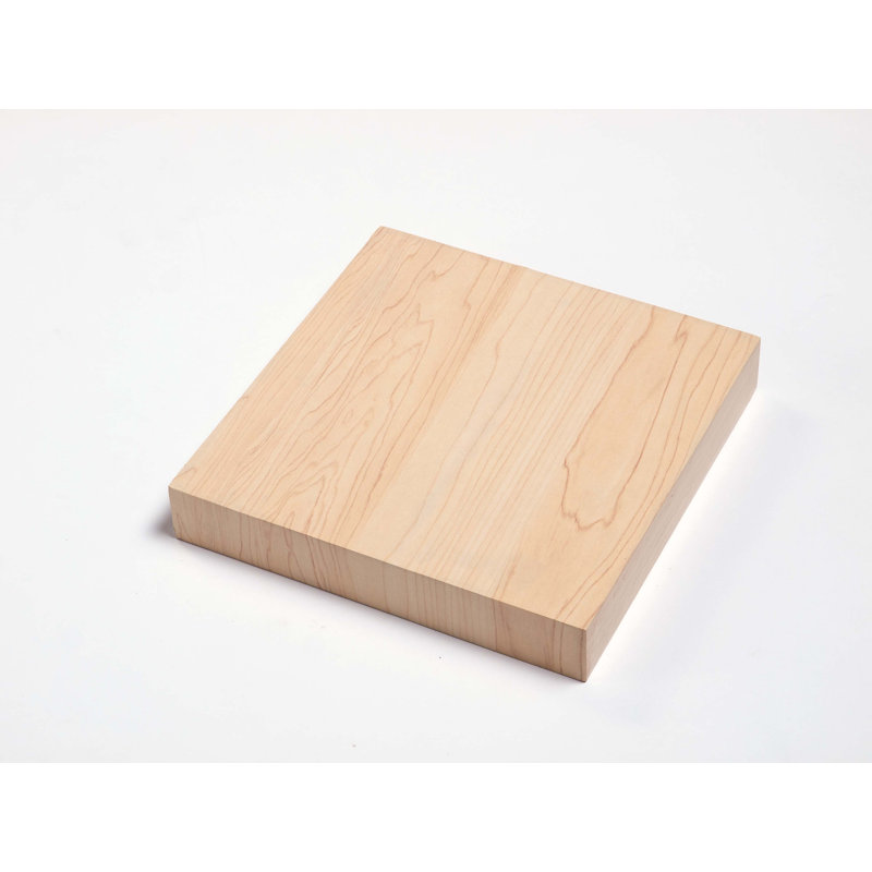 Floating Shelf Wall Shelf Kit, Foiled Finish, 4cm H x 24cm W x 24cm D, Oak