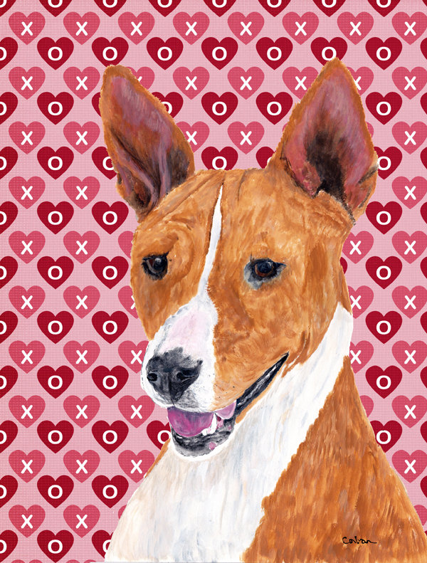 Drapeau de jardin Varastad, Basenji