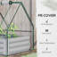 Lit pour jardin surélevé galvanisé Outsunny-116865114-116865115