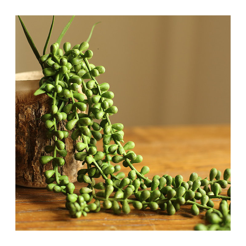 Plante succulent suspendue à chute artificielle rustique, 5 tiges