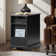 Williams End Table With Hooded Caster Wheels And Built-In Outlets