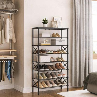 8-tier Shoe Rack Holds 28-35 Pairs