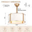 Ventilateur de plafond cylindrique à 7 pales de 19 po avec ventilateurs de plafond modernes pour chambre à coucher à 6 vitesses Ventilateur de plafond à cage 6 vitesses-1739189563