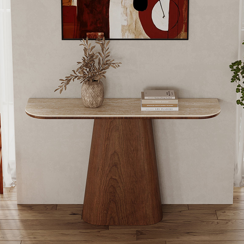 Console de style rétro simple, H 33,5 po x l 63 po x P 13,8 po