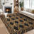 Animal Print Machine Washable Rugs for Living Room Bedroom Non Slip Soft Low Pile Checkered Indoor Carpet for Dining Room-337833718