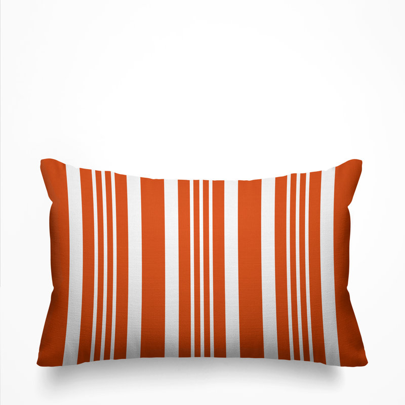 Housse et insert de coussin rectangulaire d'extérieur Healthcliff, Orange brûlé