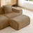 Harrison Armless Sofa Velvet- Brown-172552127