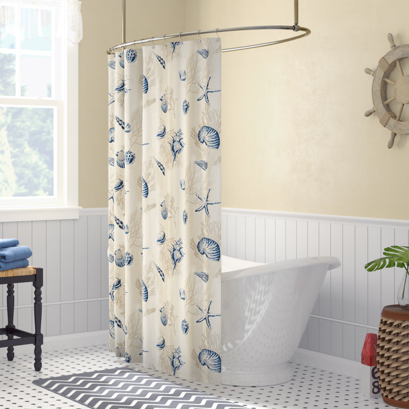 Bayside Cotton Single Shower Curtain