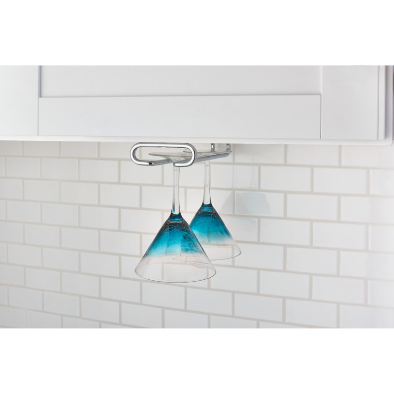 Porte-verres à vin Rev-A-Shelf, Chrome chrome