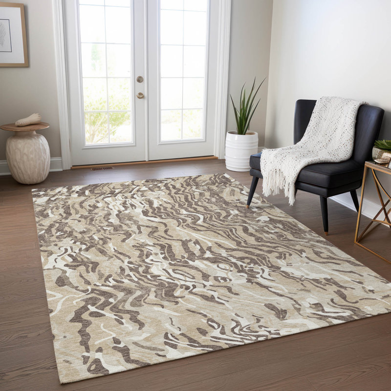 Tapis lavable intérieur / extérieur Saphara , 10 pi x 14 pi