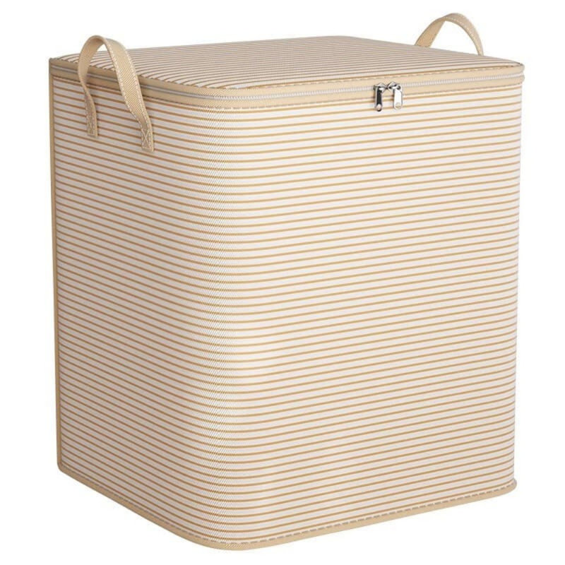 Sacs de rangement de grande capacité pour les vêtements et les couvertures, contenants de rangement en tissu robuste avec fermeture à glissière pour l'organisation de garde-robe et la protection contre la poussière