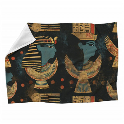 Egyptian Historic Throw Blanket