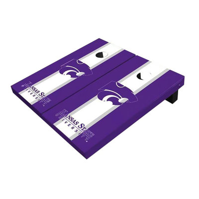 2' X 3' Kansas State Wildcats Long Stripe Cornhole Boards