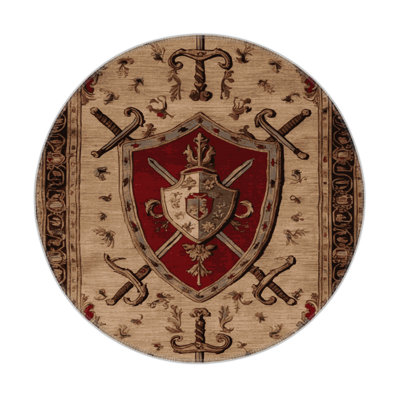 Tapis d'intérieur et d'extérieur brun français