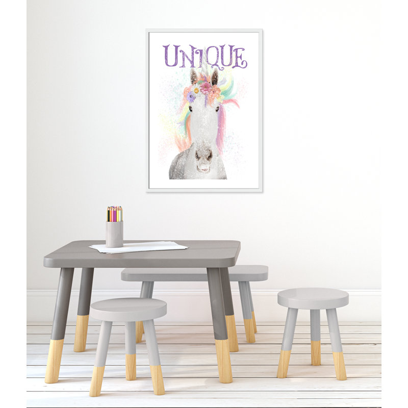 Adhésif décoratif Unique, H 35,5 po x l 25,5 po x P 1,1875 po, Encadré de boîte blanc