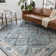 Tapis oriental gris / denim Gelo