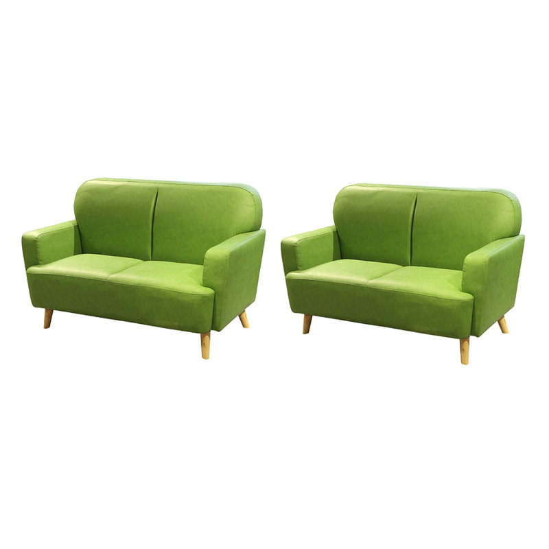 Banc rembourré Simple Retro Cafe, Vert