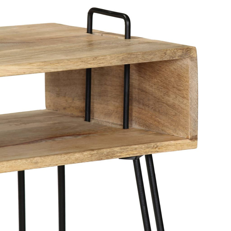 Console Table Solid Mango Wood 45.3"x13.8"x29.9"