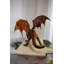 Abstract & Geometric Dragon Bronze Statue with Brown Enamel Finish 32" x 36" x 25"H