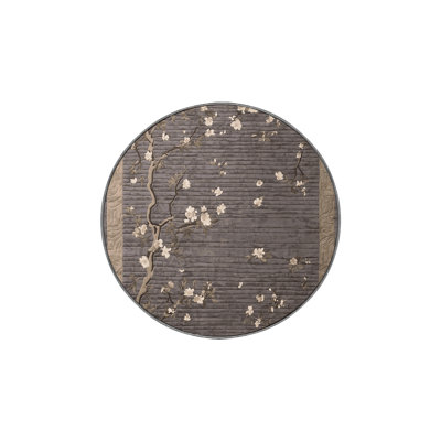 Machine Washable Gray Area Rug